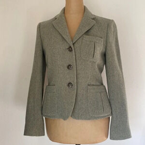 RARE🔥RALPH Lauren sz 2P vintage tweed English riding Style wool blend 3 button